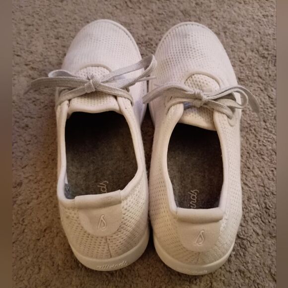 Allbirds Womens Tree Runners White Running Shoes Sneakers Size 9 PRE-OWNED - Picture 5 of 7